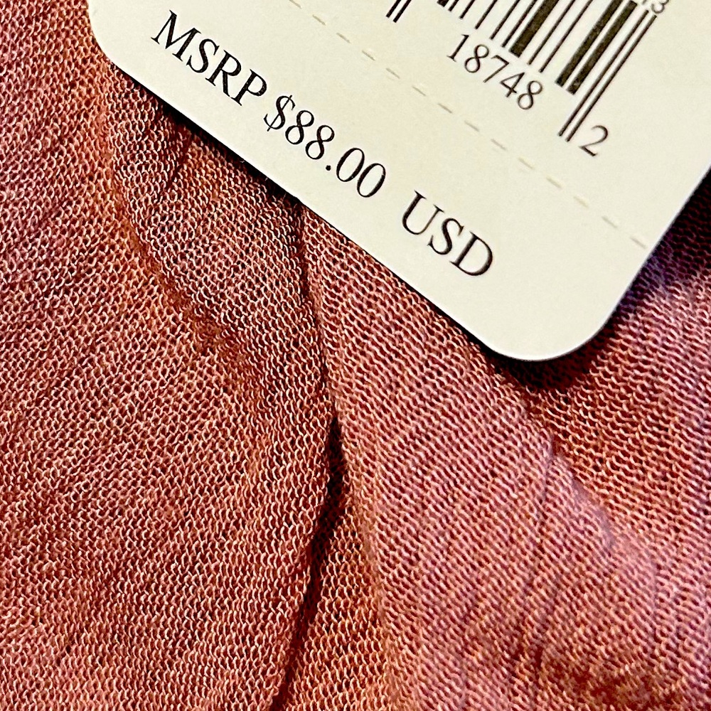 BNWT Free People rose/ blush Lacey Boho dress - Picture 3 of 4